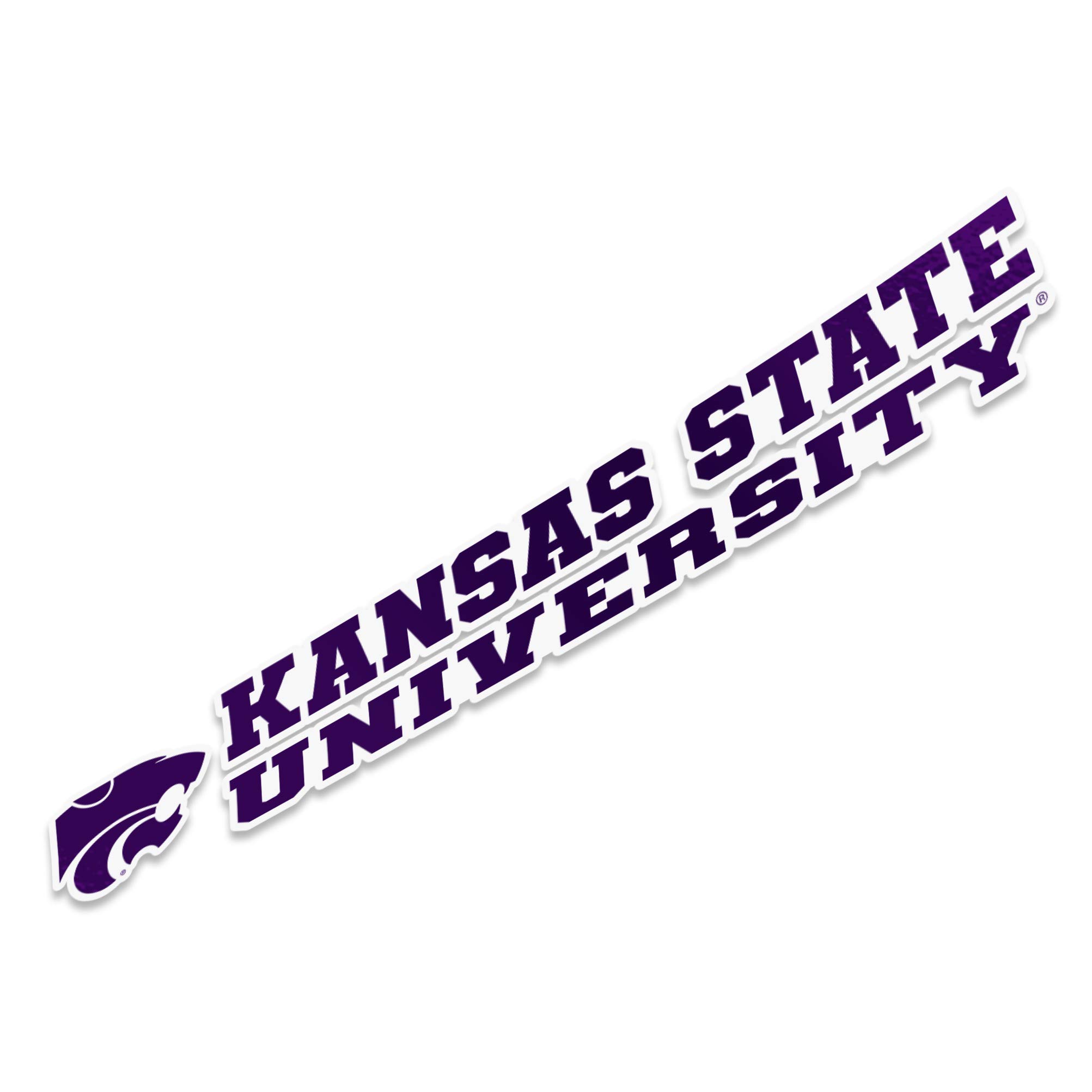 Kansas State University Wildcats K-State EMAW Logo Vinyl Decal Sticker (8 Inch) - Perfect for Laptop, Water Bottle, Car, Scrapbook & College Fan Decor