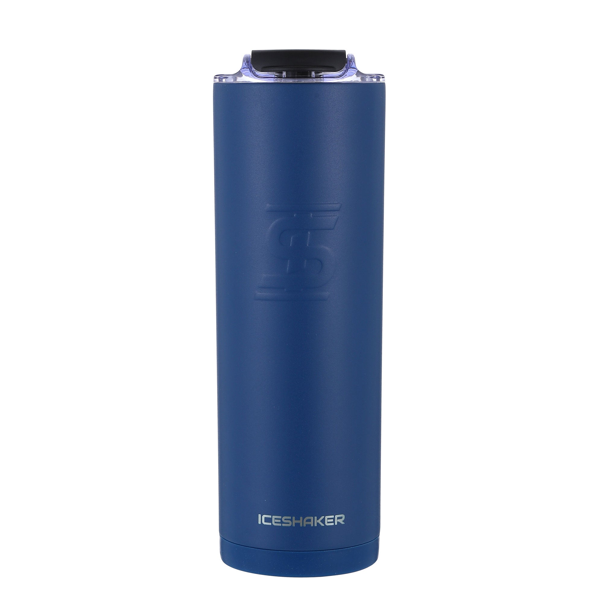20oz Skinny Tumbler with Lid & Straw - Insulated Stainless Steel Travel Mug, Navy Blue - Perfect for Coffee, Tea & Cold Drinks On-The-Go