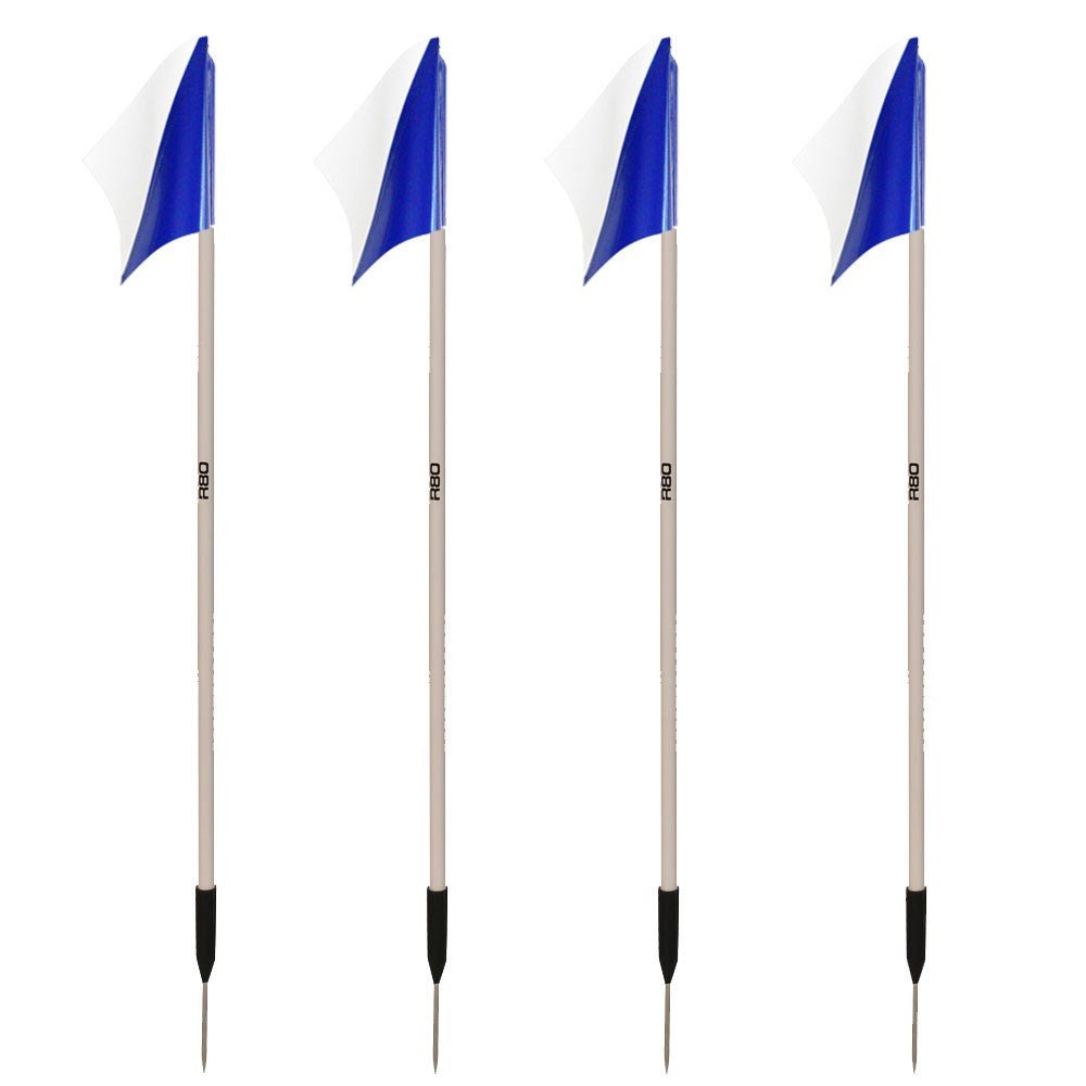 Premium Sideline Pole with Custom Club Colors Flag Sets - Perfect for Football, Soccer, and Sports Team Fan Support