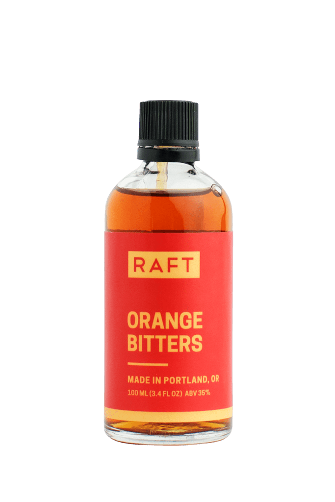 Premium Raft Orange Bitters - Craft Cocktail Bitters for Old Fashioned, Manhattan & Mixology - Perfect for Home Bars & Professional Bartenders
