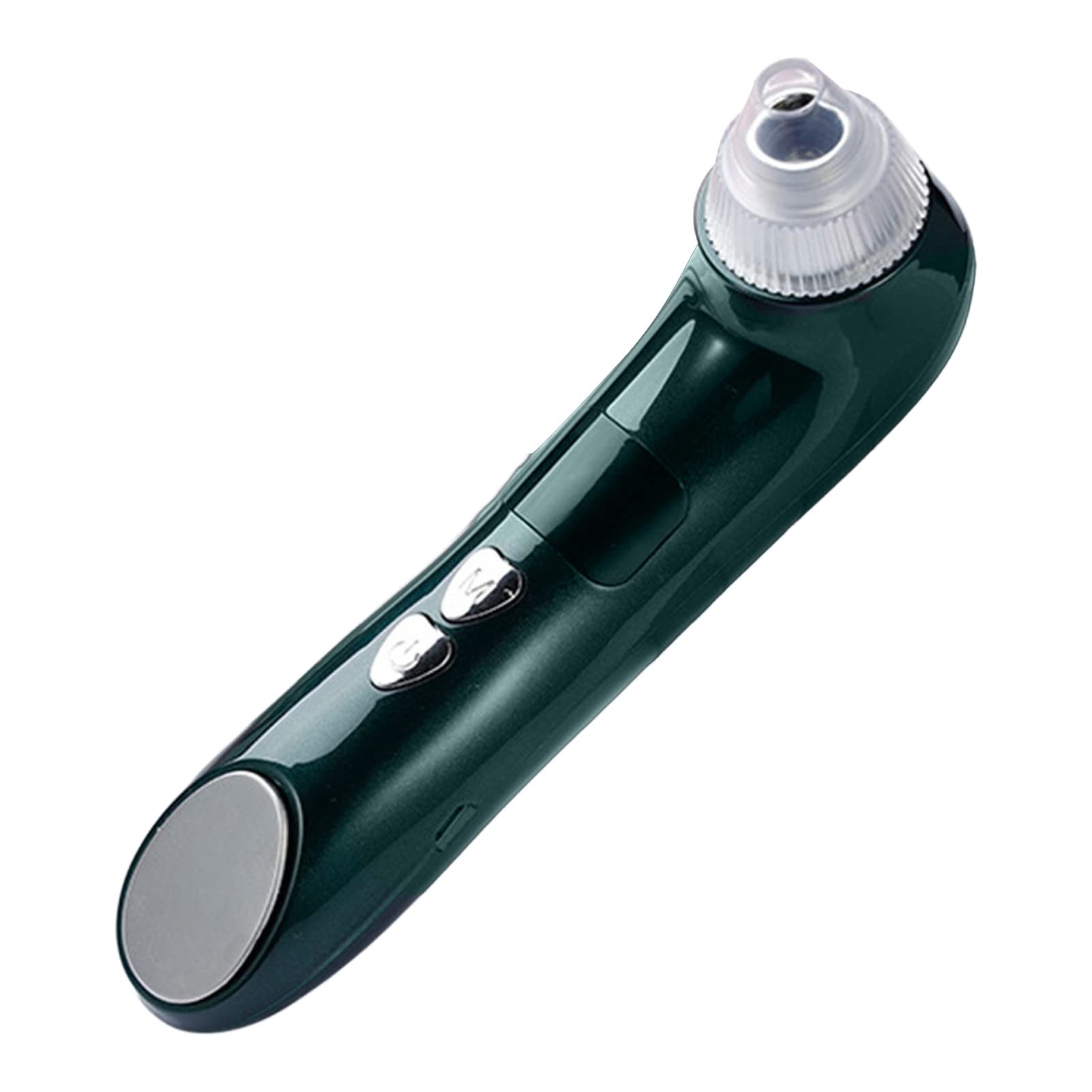 USB Rechargeable Facial Pore Cleaner - Deep Cleaning with 6 Probes, 500mAh Battery, Universal & Portable for Blackhead Removal | Perfect for Travel, Home Skincare Routine & Spa Treatments (Green)