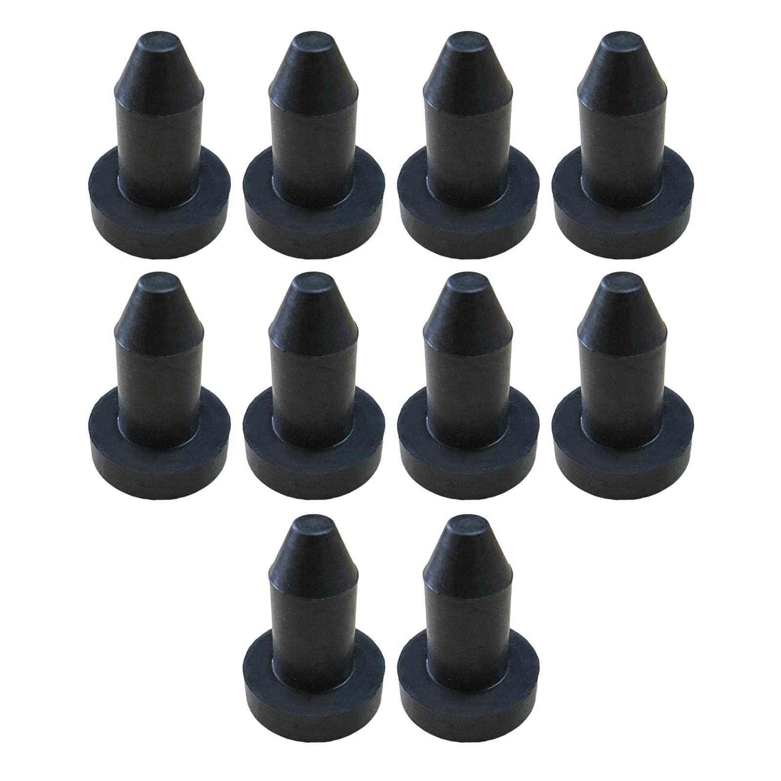 AMLESO 10 Pack Kayak Drain Plugs - Universal Canoe Drain Hole Stoppers for Kayaks, Fishing Boats & Pedal Boats | Waterproof Boat Accessories for Outdoor Adventures & Marine Use