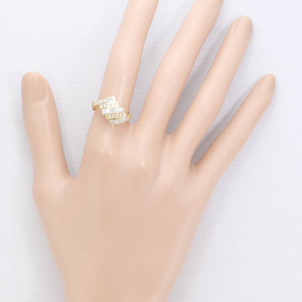 18K Yellow Gold Diamond Ring for Women - Elegant Solitaire Engagement & Wedding Band - Perfect for Proposals, Anniversaries, and Special Occasions