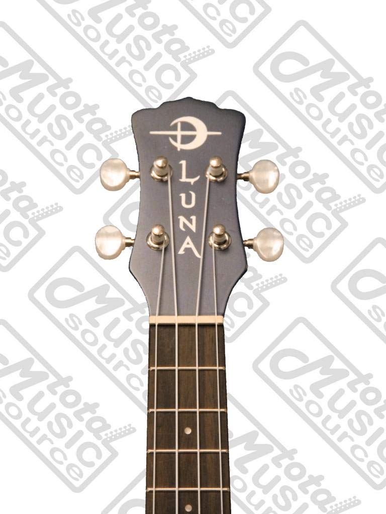 Premium Luna Great Wave Concert Ukulele with Gig Bag & Polishing Cloth - 23