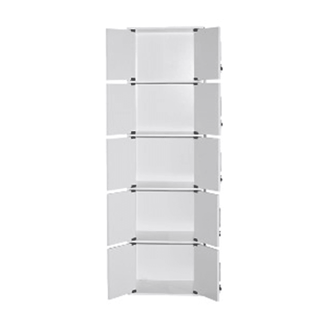 5-Tier Koen II Storage Cabinet - Organize Home, Office, Closet & Garage - Durable & Stylish Storage Solution for Books, Toys, Clothes & More