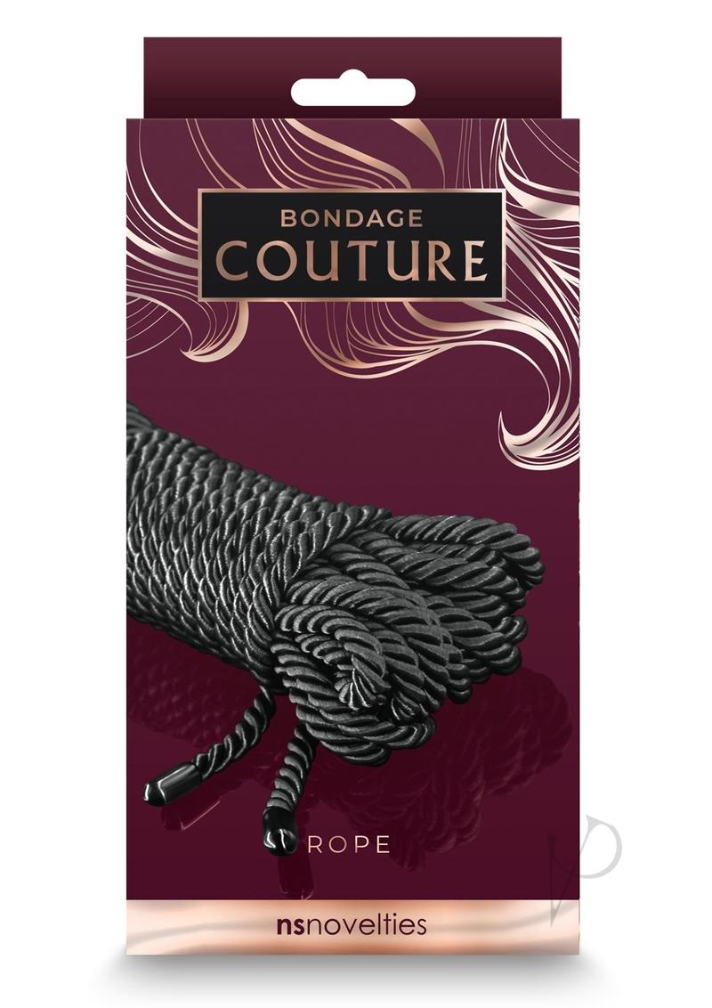 Premium Black Bondage Rope for BDSM - Soft & Durable Restraint Kit for Couples Play, Shibari, and Sensual Bondage Scenes
