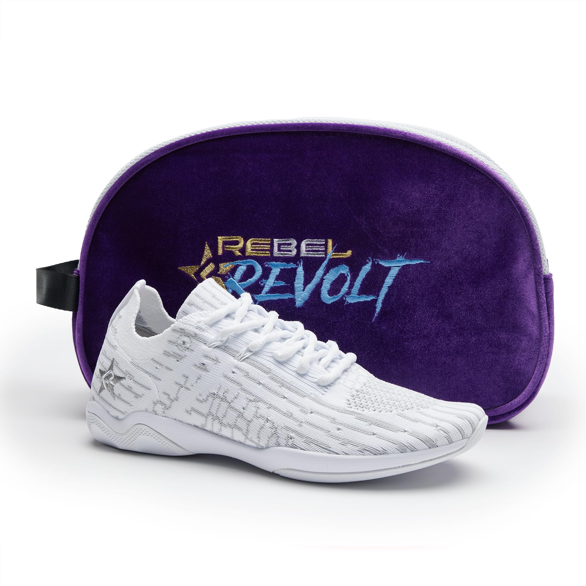 Rebel Athletic Girl's Revolt Cheerleading Shoes - Lightweight Performance Sneakers for Competitive Cheer & Dance | Perfect for Practice, Games & Team Performances