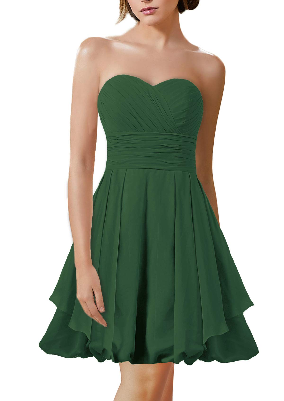 ANTS Women's Short Bridesmaid Dresses for Wedding Party - Elegant Cocktail Length Formal Gowns for Bridal Shower, Bachelorette & Special Occasions