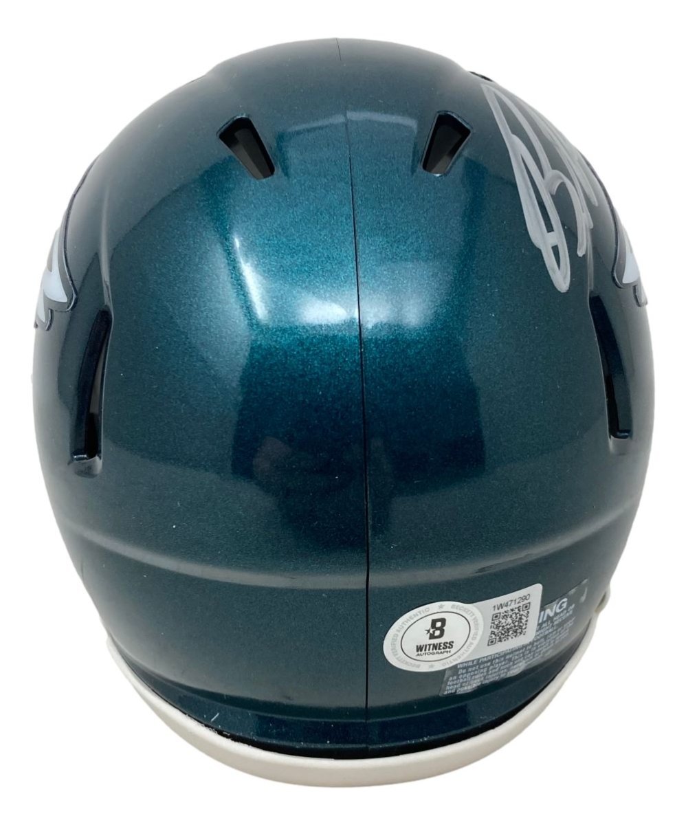 Brandon Graham Autographed Philadelphia Eagles Mini Speed Helmet with BAS ITP COA - Perfect for Eagles Fans, Collectors, and Sports Memorabilia Displays