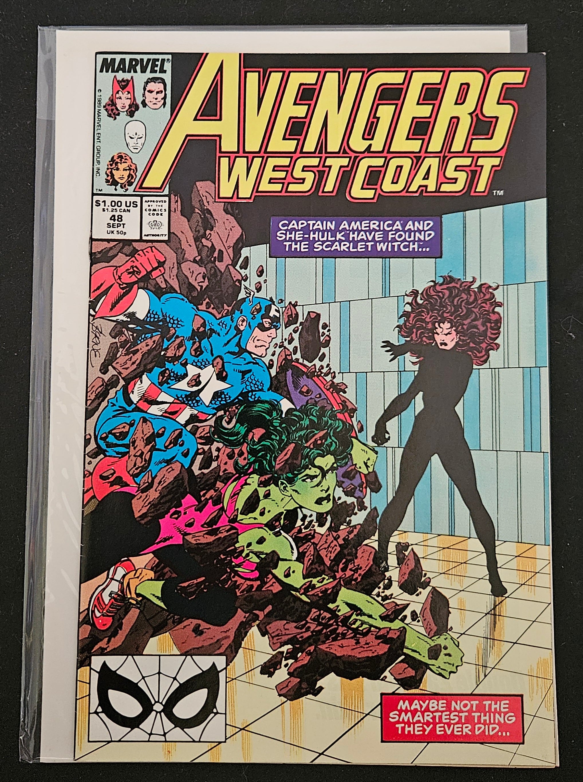 Marvel Comic Book The West Coast Avengers #48 Near Mint (NM) Condition - 1993 Collector's Edition | Perfect for Comic Book Enthusiasts & Marvel Fans