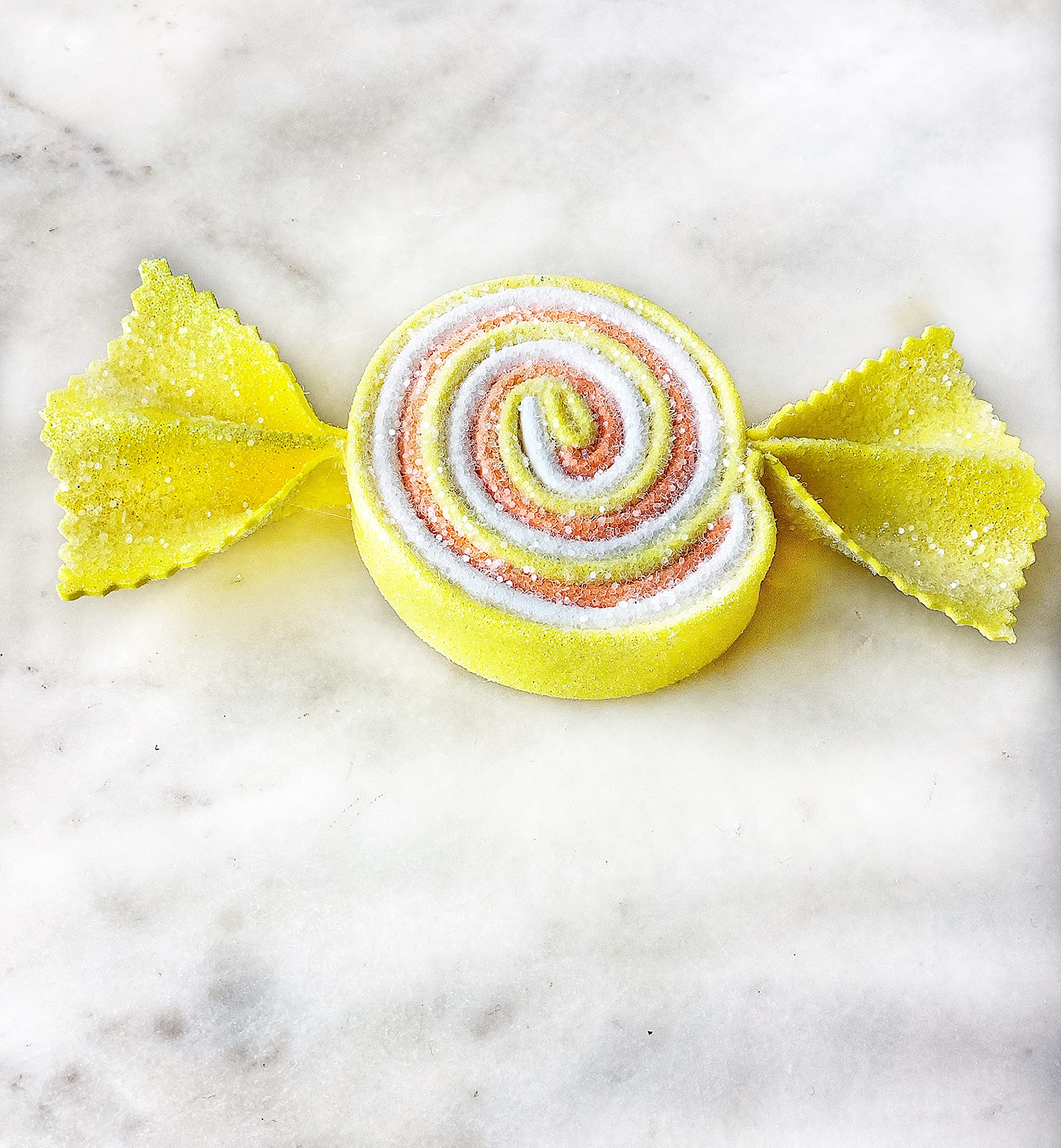 Faux Halloween Candy Corn & Lollipop Decorations - Halloween Wreath Attachments & Embellishments - Candy-Themed Halloween Decor for Parties, Home, and Outdoor Decorations