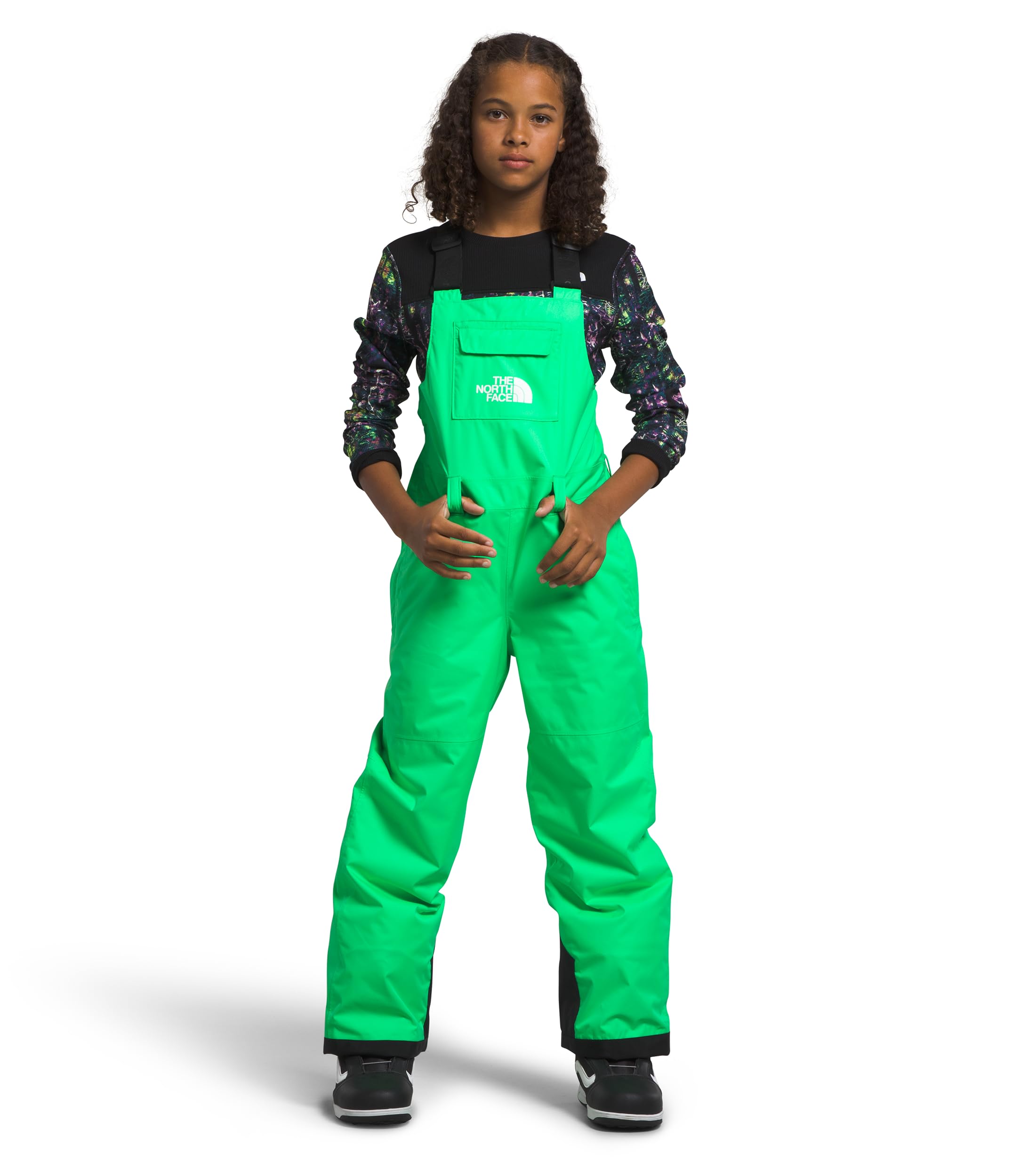 The North Face Teen Freedom Insulated Snow Bib - Waterproof Winter Snow Pants for Boys & Girls - Perfect for Skiing, Snowboarding & Cold Weather Outdoor Activities