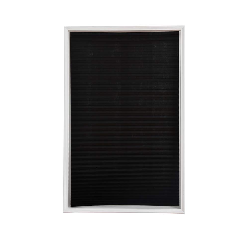 Decdeal Cordless Blackout Pleated Window Shades - 35