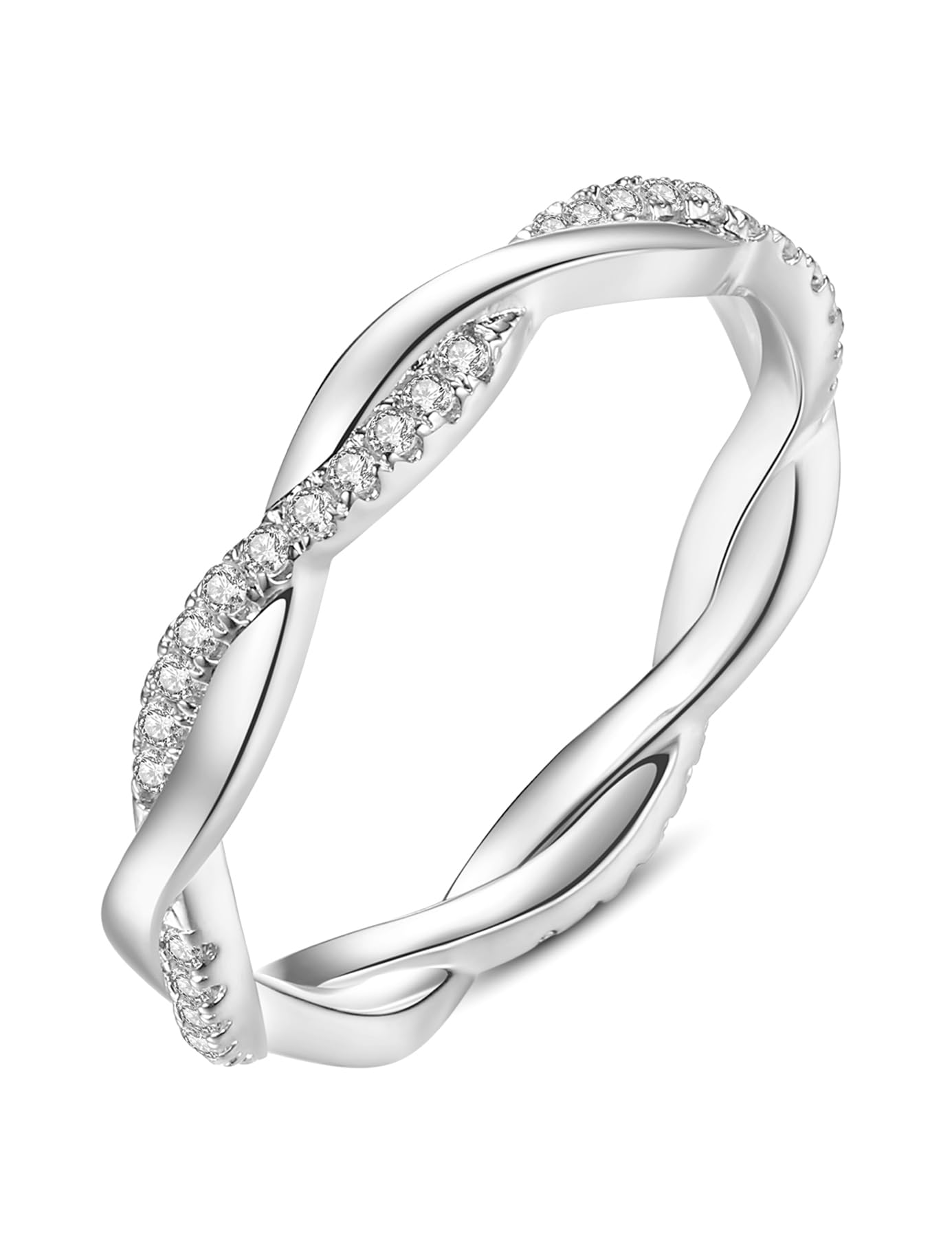 2CT Pear Shaped Engagement Rings for Women - 18K White Gold Plated Cubic Zirconia Teardrop Sterling Silver Wedding Promise Rings | Perfect for Proposals, Anniversaries & Romantic Gifts