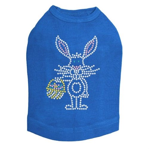 Easter Bunny with Basket Dog Tank Top - Soft Cotton Pet Shirt for Small & Medium Dogs - Cute Easter Outfit for Puppies - Perfect for Easter Photos & Holiday Celebrations