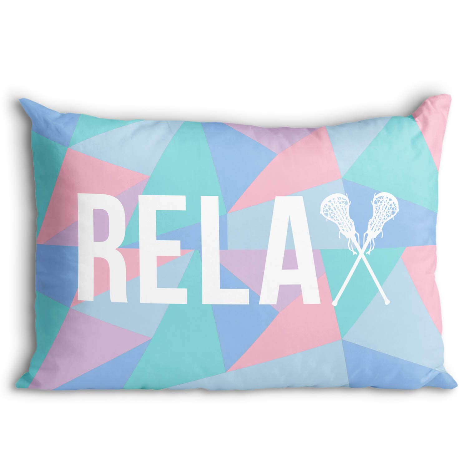 Soft & Breathable Relax Pillowcase - Cute Girls Lacrosse Design for Bedroom Decor | Perfect for Teens Room, Dorm, Sleepovers & Gifts