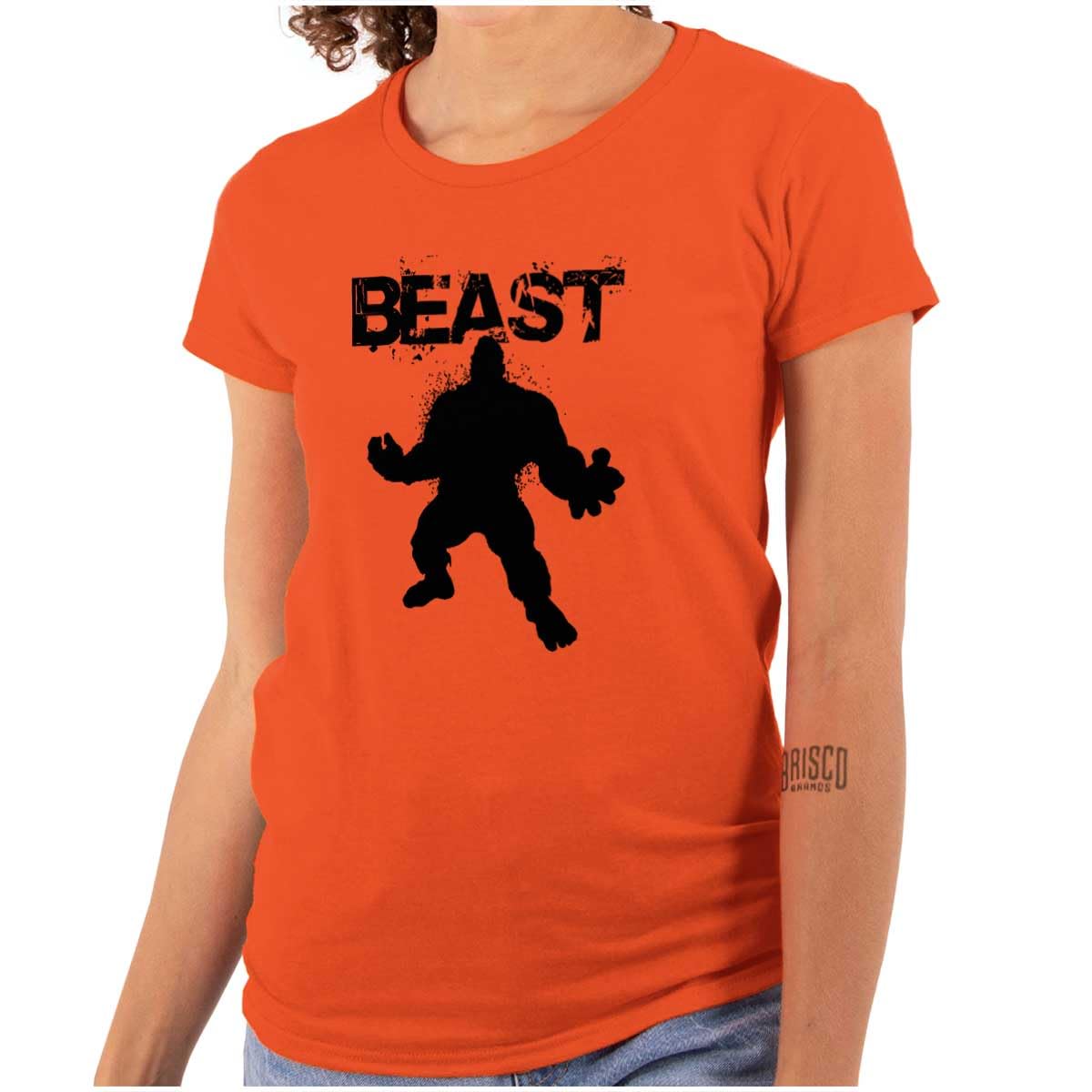 Beast Gym Fitness Meathead Women's Graphic Tee - Junior Sizes for Workout & Gym Training - Perfect for Fitness Enthusiasts & Weightlifting
