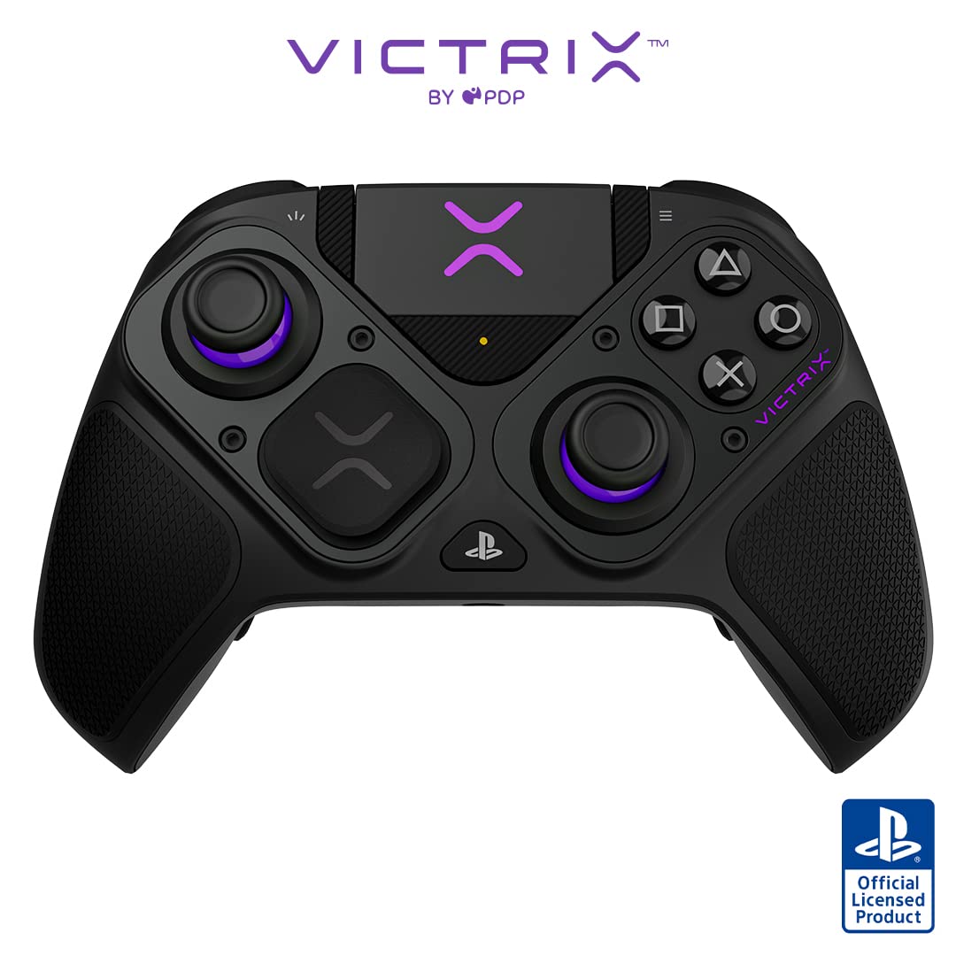 Victrix Pro BFG Wireless Gaming Controller for PS5 & PC - Customizable Triggers, Mappable Back Buttons, Wired/Wireless Modes | Perfect for Competitive Gaming & Esports Tournaments (Renewed)
