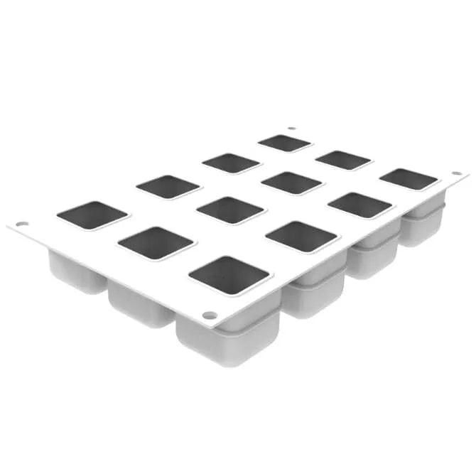 CUBO Silicone Mold 1.77 Inch - Small Baking Molds for Cupcakes, Candies, Chocolates, Soap & DIY Crafts - Perfect for Home Baking, Party Treats & Gift Making