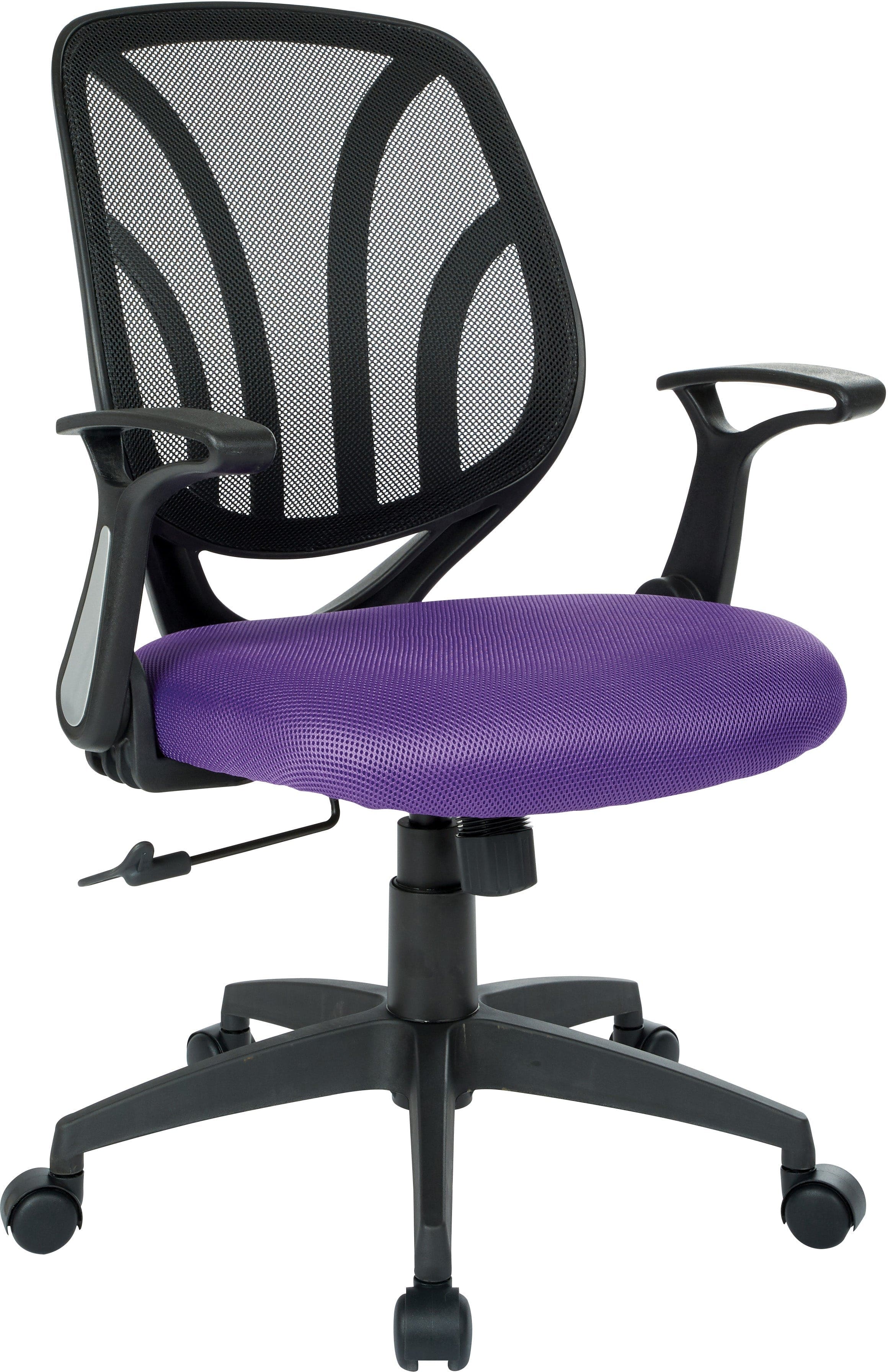 Office Star Screen Back Chair [EM69202N] - Ergonomic Mesh Office Chair with Adjustable Height & Lumbar Support for Home & Office Workspaces