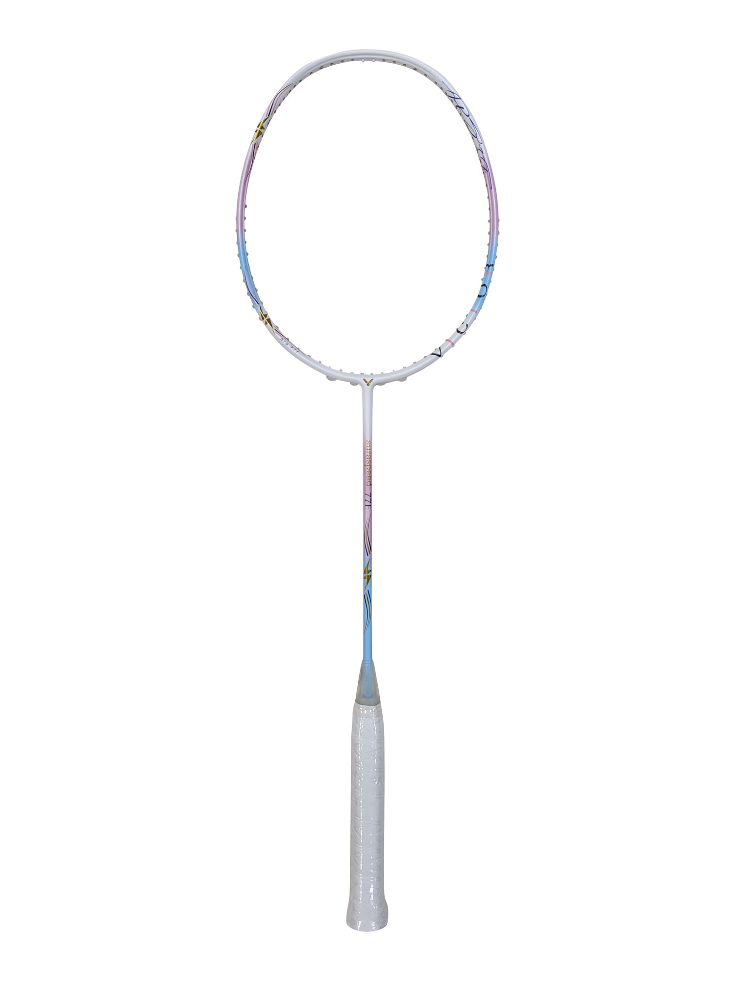 Victor Auraspeed 77F Badminton Racket - Lightweight Carbon Fiber Shuttlecock Racket for Professional & Recreational Players - Perfect for Tournaments, Training & Backyard Games