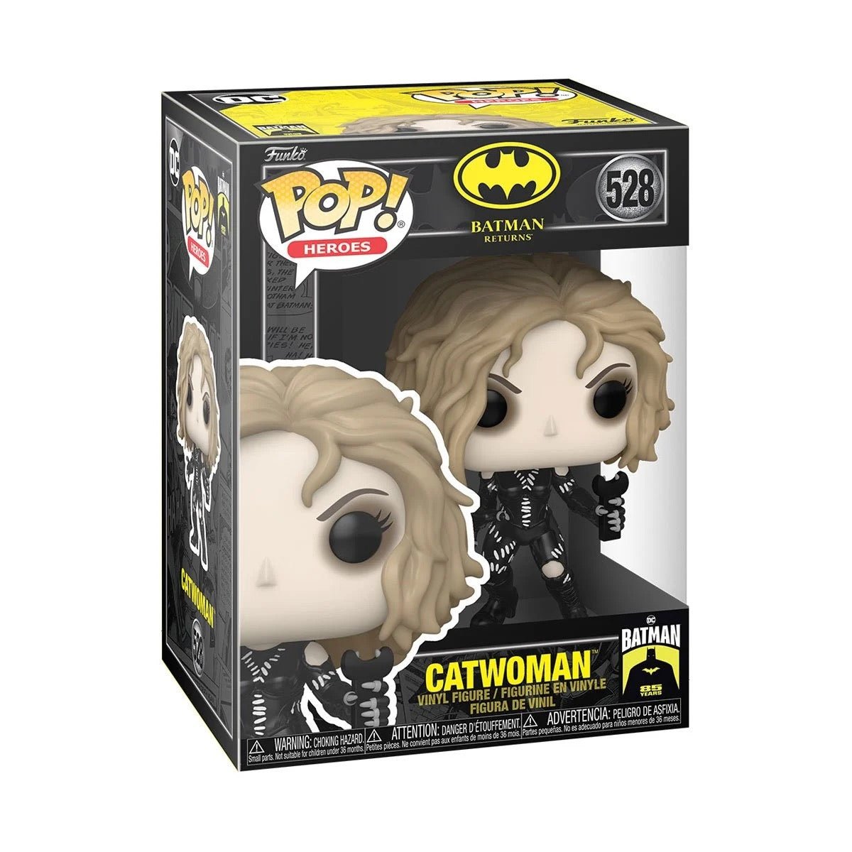 Batman Returns Catwoman Funko Pop! Vinyl Figure #528 - Collectible DC Comics Movie Merchandise for Display & Gifts