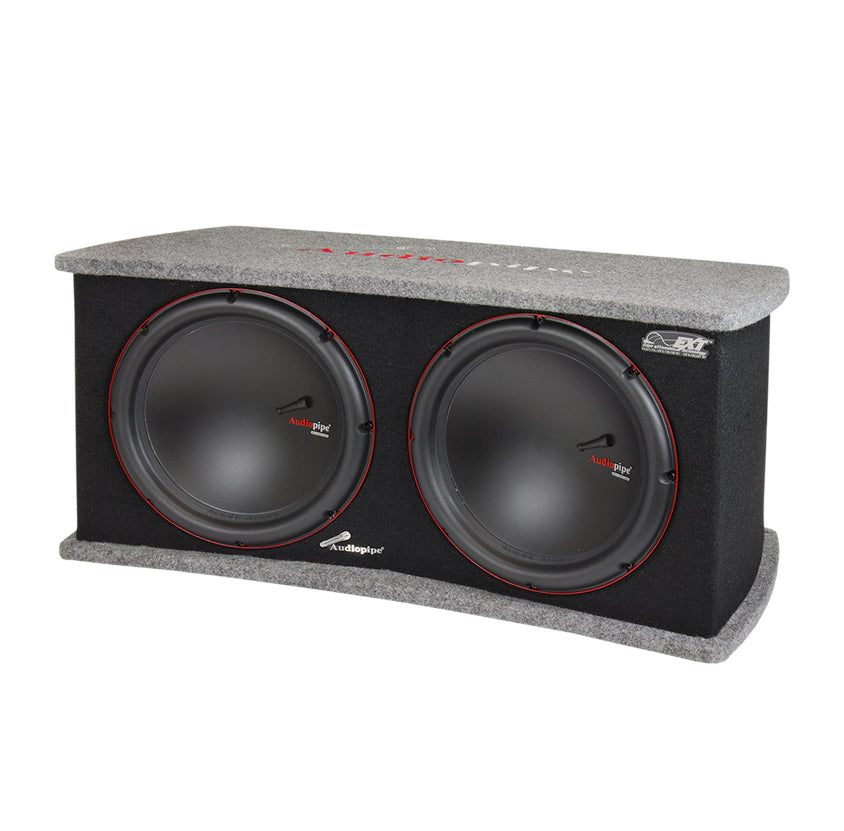 APSQ 120ET High Performance Sealed Bass Enclosure - Premium Car Audio Subwoofer Box for Deep Bass - Perfect for Car Audio Systems & Home Theater Setups