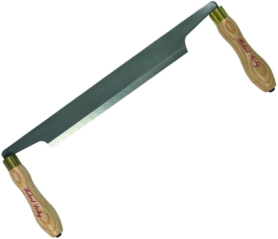 Robert Sorby #565 Professional Woodworking Draw Knife - High Carbon Steel Blade for Smooth Wood Shaving & Carving - Perfect for DIY Projects, Furniture Making & Wood Crafts
