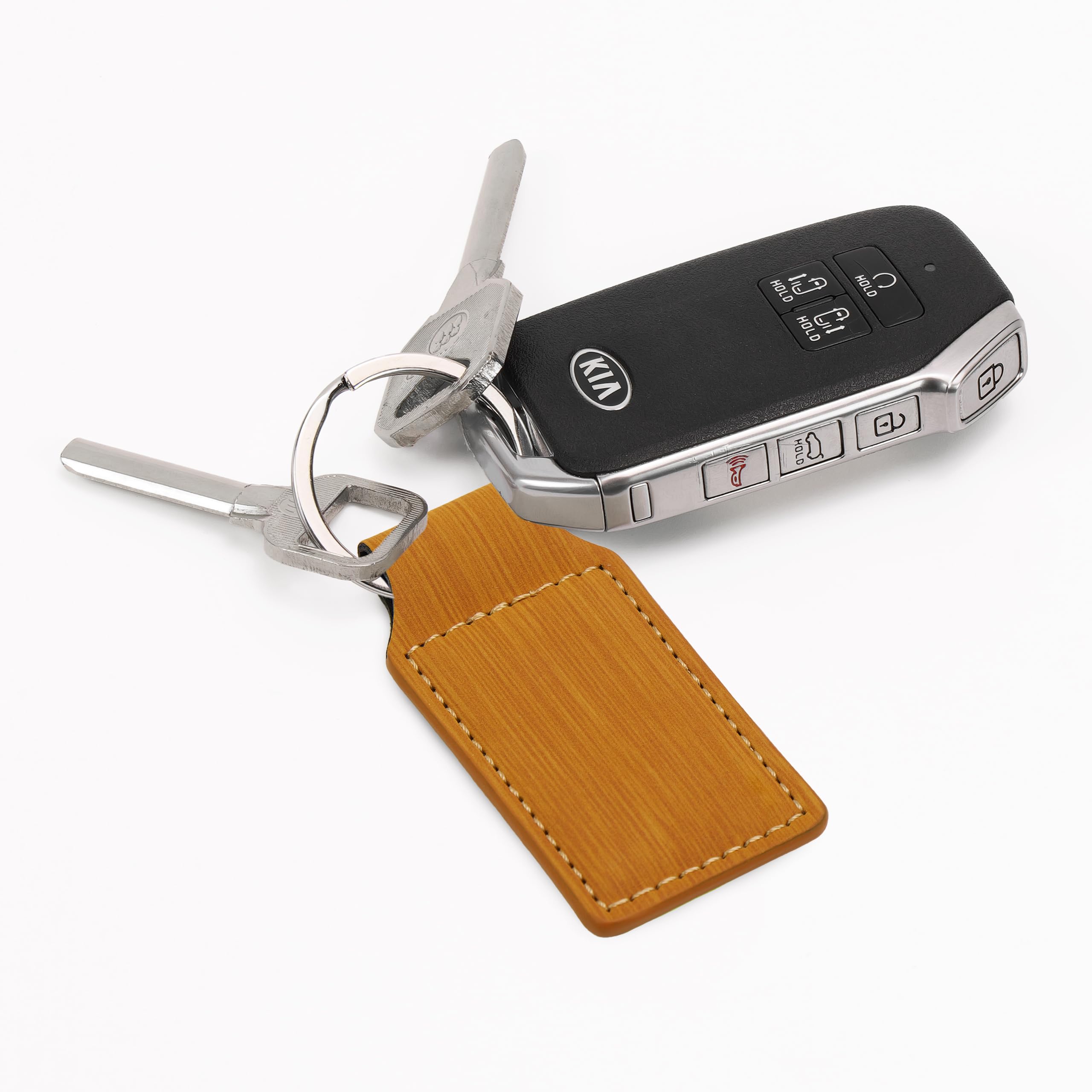 Custom Engraved Rectangle Keychain - Weightlifting Man Design - Perfect for Gym Enthusiasts & Fitness Gifts