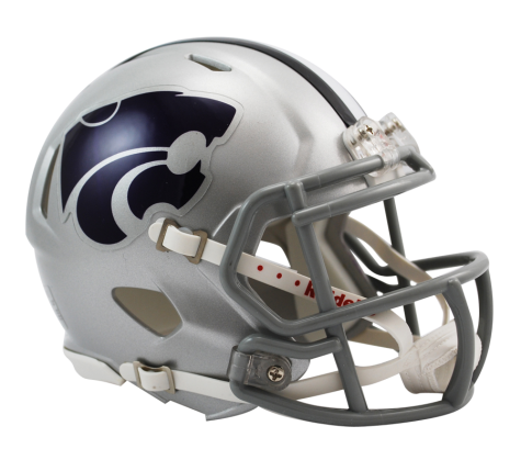 Kansas State Wildcats Riddell Speed Mini Helmet - Authentic College Football Collectible for Fans, Display & Gift Giving