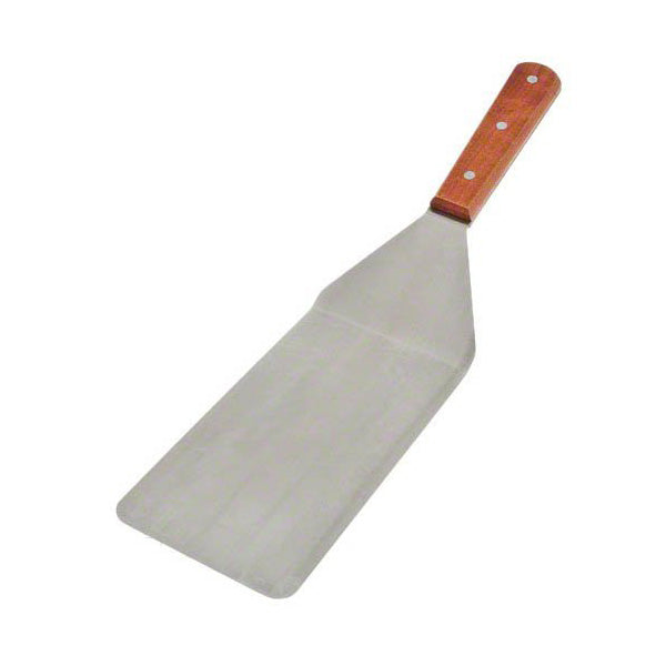Economy TN48 Turner Spatula - 8 x 4 Inch Stainless Steel Blade - Perfect for Grilling, Flipping Burgers & Cooking Pancakes