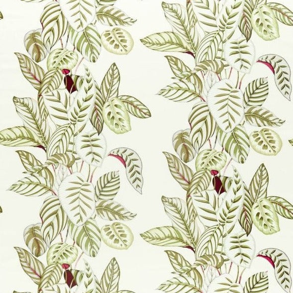 Calathea Olive Fabric - Soft, Durable & Stylish Home Decor Fabric for Curtains, Pillows & Upholstery | Perfect for Boho & Modern Interior Design