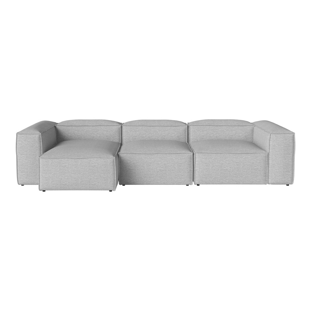 Cosima 3-Seater Sofa with Chaise Lounge - Modern L-Shaped Sectional Couch for Living Room, Apartment & Small Spaces - Soft Fabric Upholstery & Sturdy Frame - Perfect for Relaxing, Entertaining & Family Movie Nights