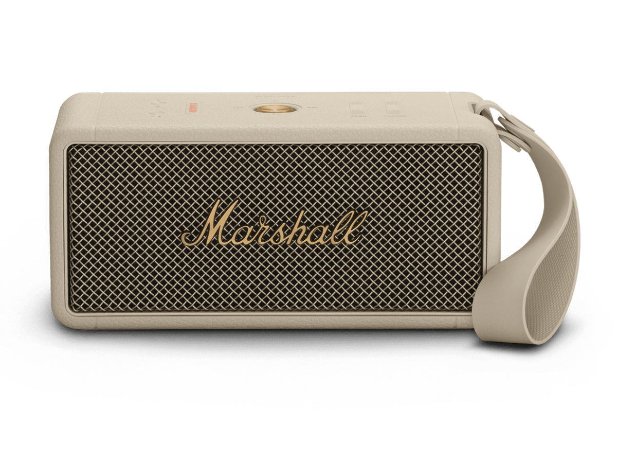 Marshall Middleton Portable Bluetooth Speaker - Premium Sound, Waterproof & Wireless for Outdoor, Travel, and Home Use