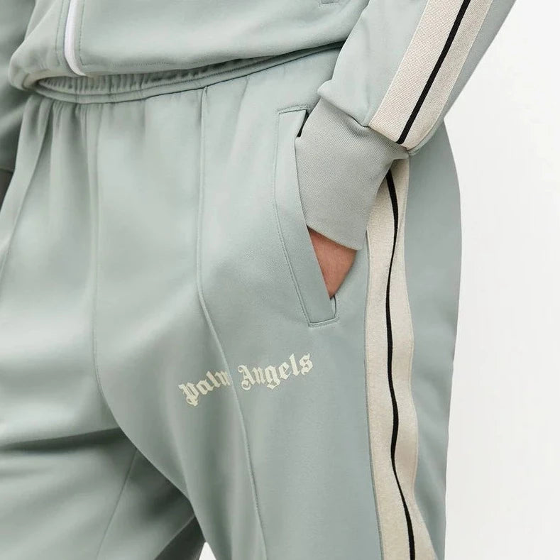 Palm Angels Classic Track Pants for Men - Comfortable Casual Joggers with Elastic Waistband | Perfect for Gym, Running, Streetwear & Lounge