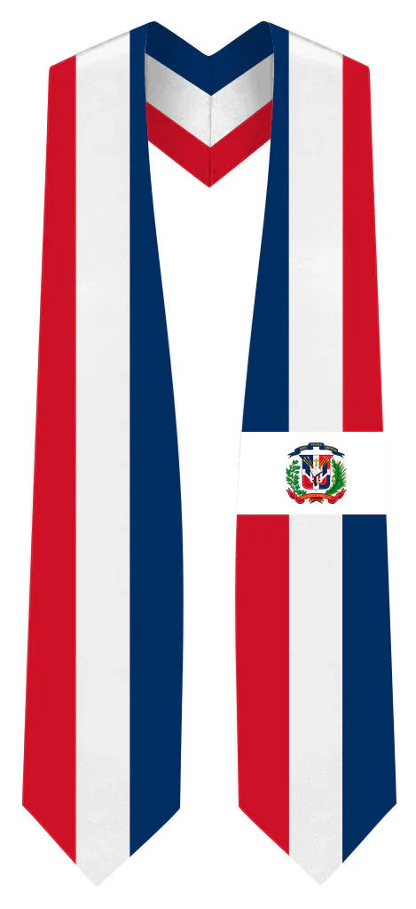International Flag Graduation Stole - Multicolor Sash for Graduation Ceremony - Perfect for High School & College Commencement