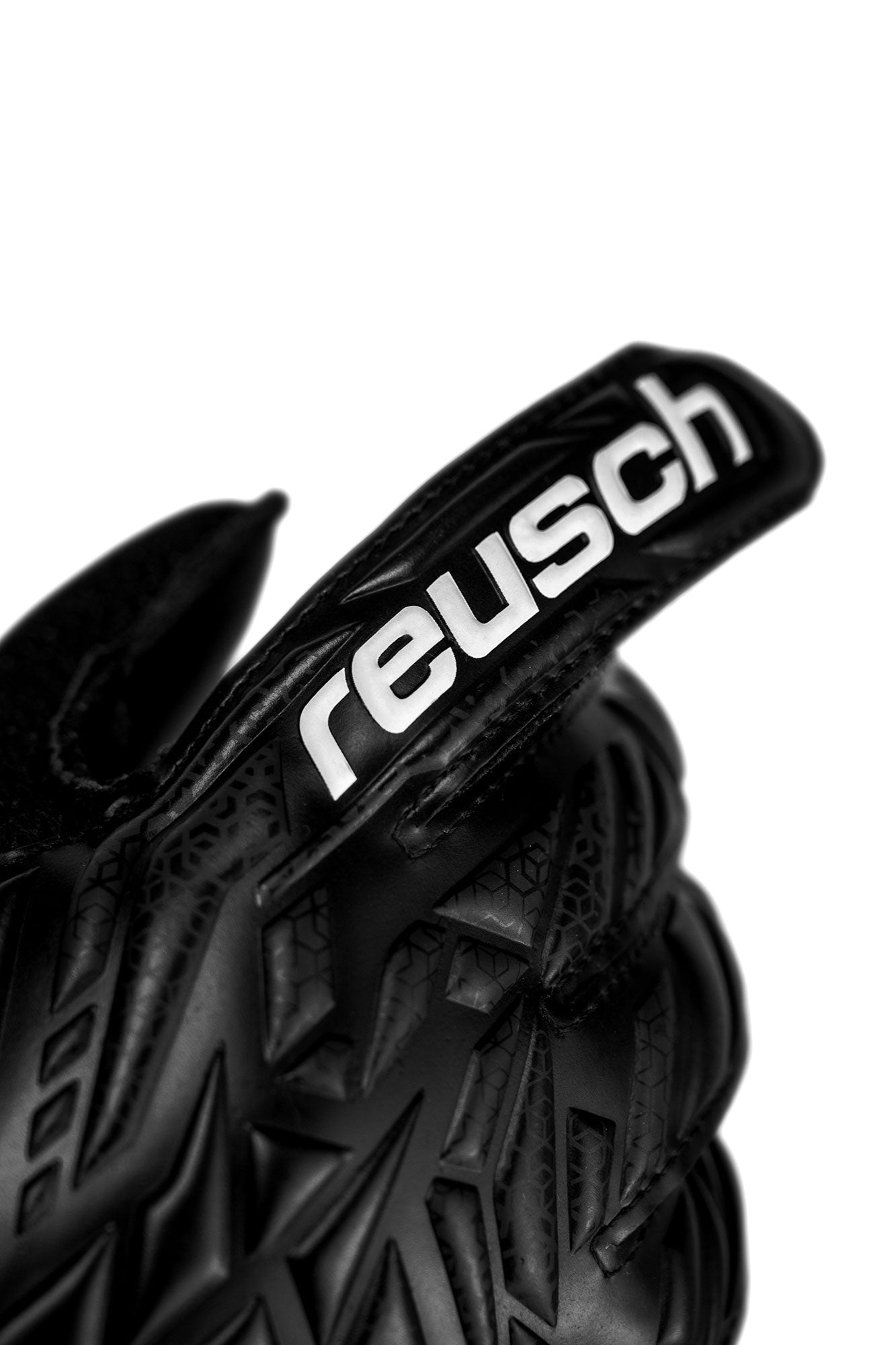 Reusch Attrakt Solid Junior Goalkeeper Gloves - Black - Perfect for Youth Soccer Training and Matches