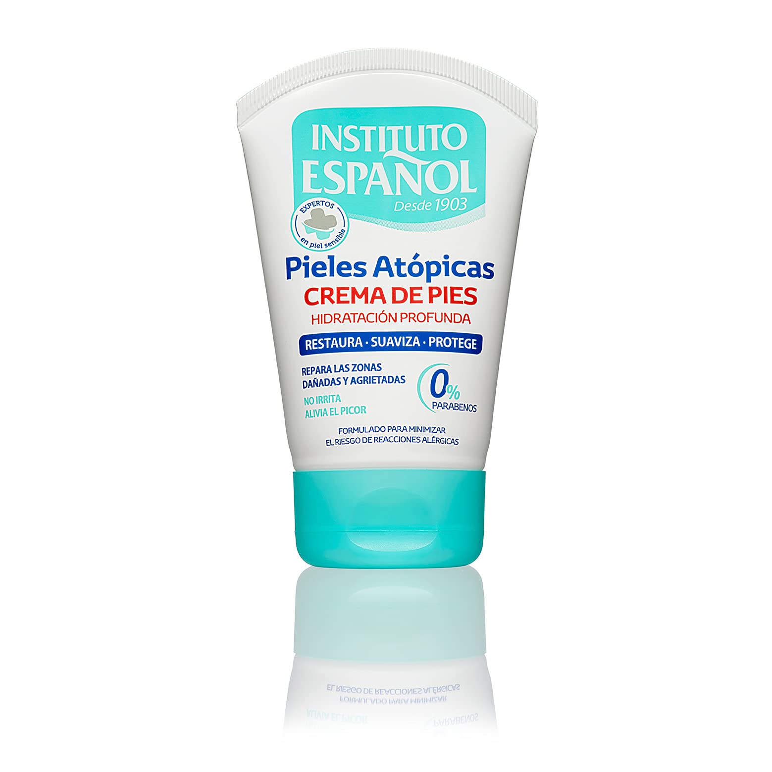 Atopic Skin Foot Cream 100ml - Intensive Moisturizing Treatment for Dry, Cracked Feet - Ideal for Eczema & Dermatitis Relief - Perfect for Daily Foot Care & Nighttime Repair