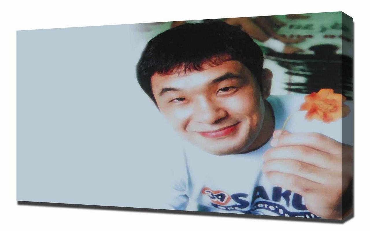 Kazushi Sakuraba Canvas Art Print - Premium Stretched Wall Decor - MMA Fighter Portrait for Home Gym & Martial Arts Dojo