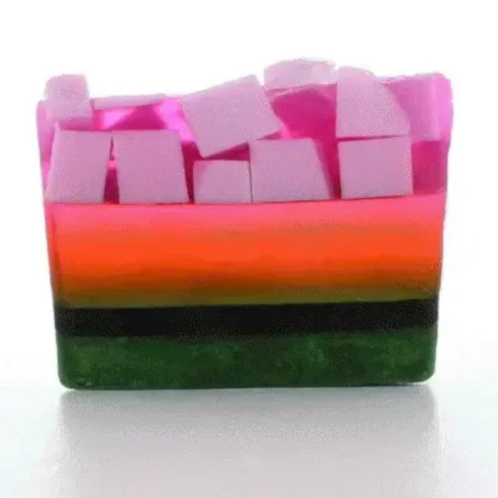 Natural Watermelon Slice Soap - Handmade Fruit Shaped Soap for Bath & Shower - Perfect for Summer Skincare, Gifts & Home Decor