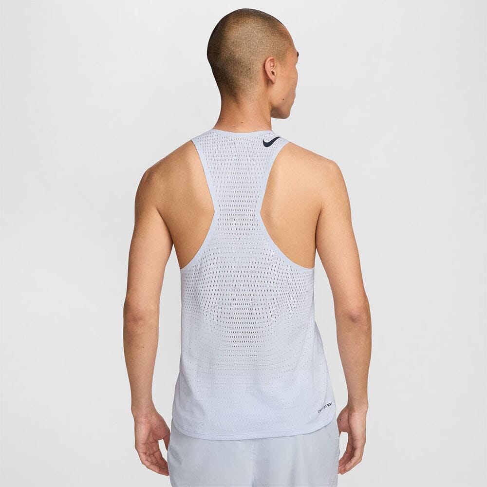 Nike Men's AeroSwift Dri-FIT ADV Running Singlet - Lightweight Breathable Performance Top for Marathon Training & Hot Weather Running