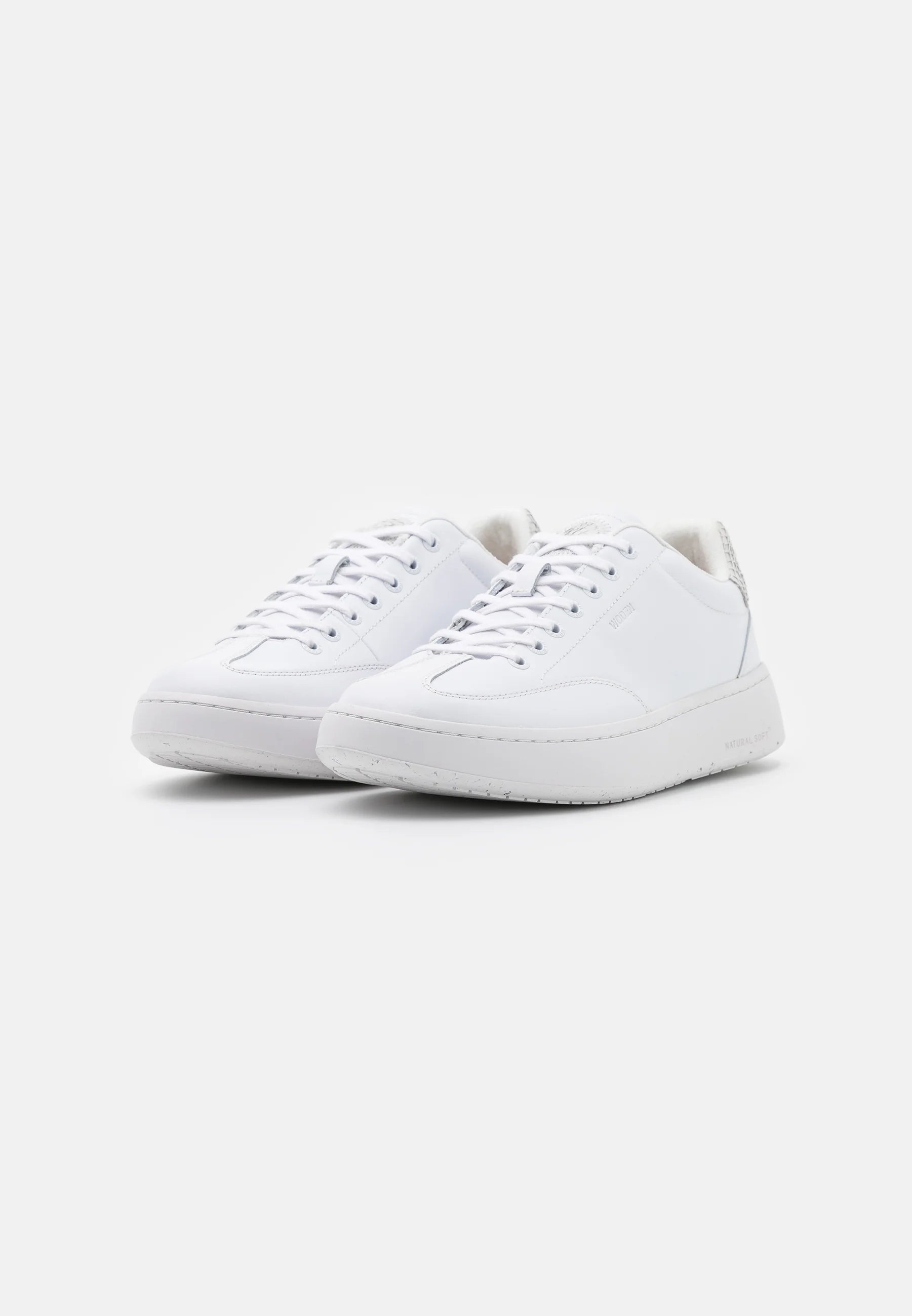 Premium Pernille Leather Running Shoes (White) | Woden – Lightweight & Comfortable for Jogging, Gym Workouts & Daily Wear
