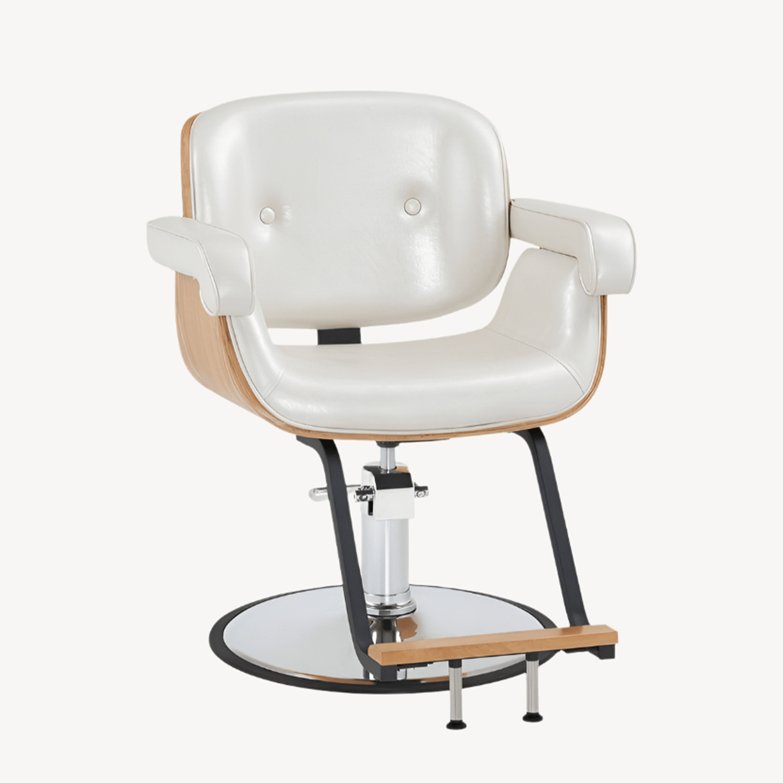 Evelyn Salon Styling Chair - Professional Hydraulic Barber Hairdressing Chair for Home & Salon Use - Perfect for Haircuts, Styling, and Makeup Application