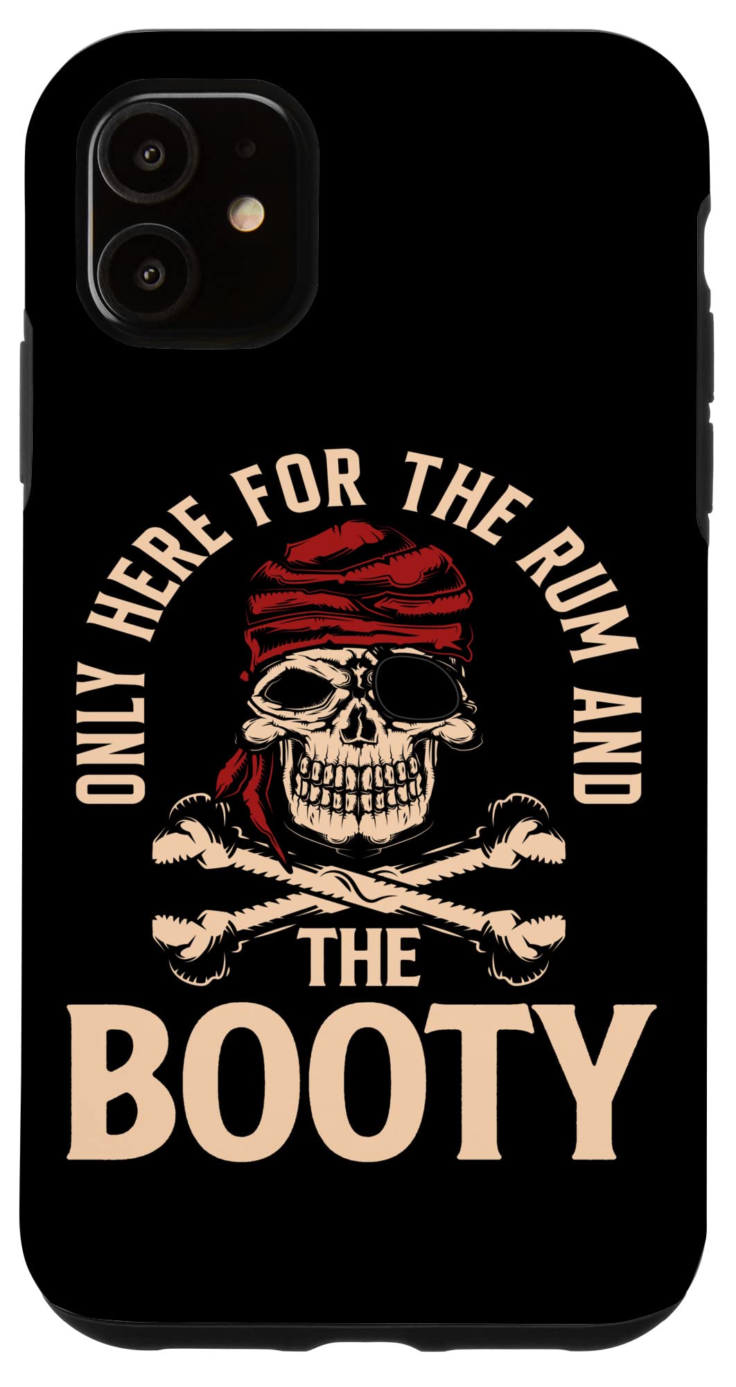 iPhone 11 Pirate Case - Premium Protective Phone Cover with Rum & Booty Design | Perfect for Pirate-Themed Parties, Costume Events & Unique Gift Ideas