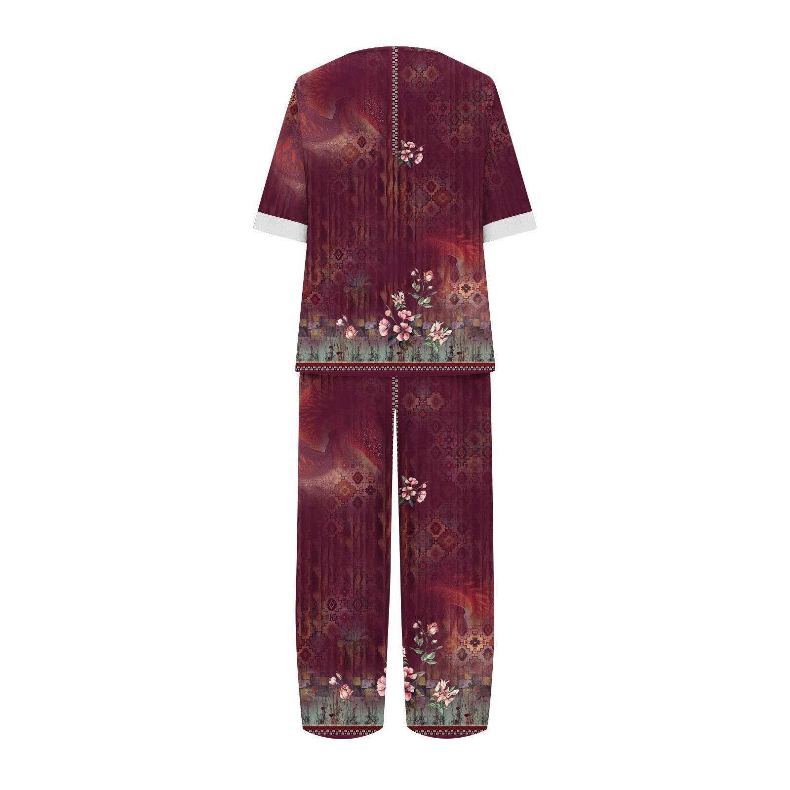 Women's 2-Piece Cashmere Lounge Set - Soft Jogger Sweatsuit for Summer & Comfort | Perfect for Relaxing at Home, Yoga, and Casual Outings