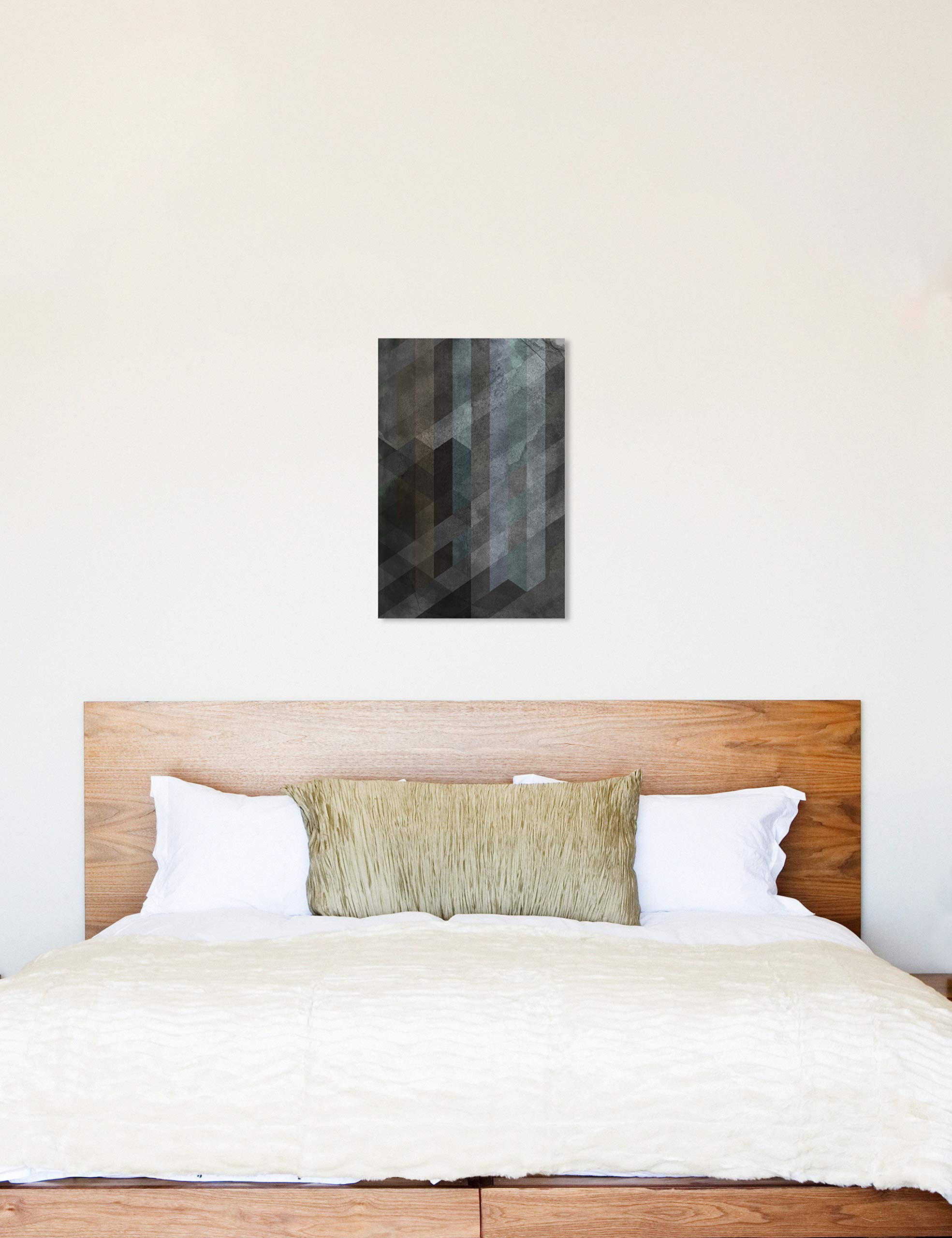 Abstract Wall Art Canvas Prints 'Steel' by Oliver Gal - Modern Home Decor for Living Room, Bedroom & Office - Premium Framed Artwork for Contemporary Interior Design