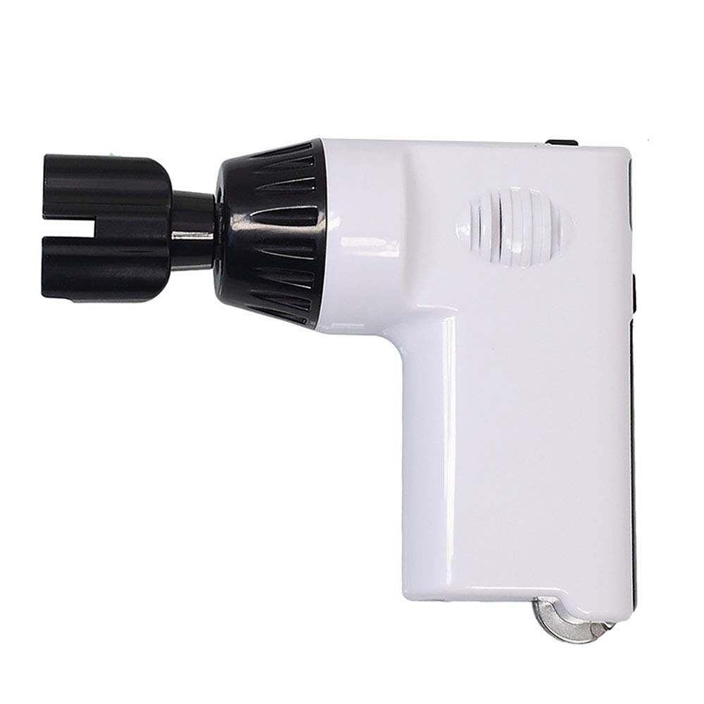 Fesjoy Electric Guitar String Winder & Cutter - USB Rechargeable, Portable String Changing Tool for Guitar & Ukulele (White) | Perfect for Home Practice, Studio Use & Travel Accessories