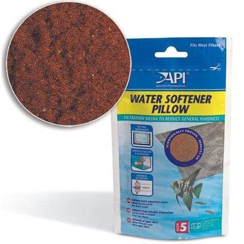 API Water Softener Pillow for Aquariums (Up to 75L/20 Gal) - Removes Hard Water Minerals, Protects Fish & Plants - Ideal for Freshwater Tanks, Fish Bowls, and Aquatic Habitats