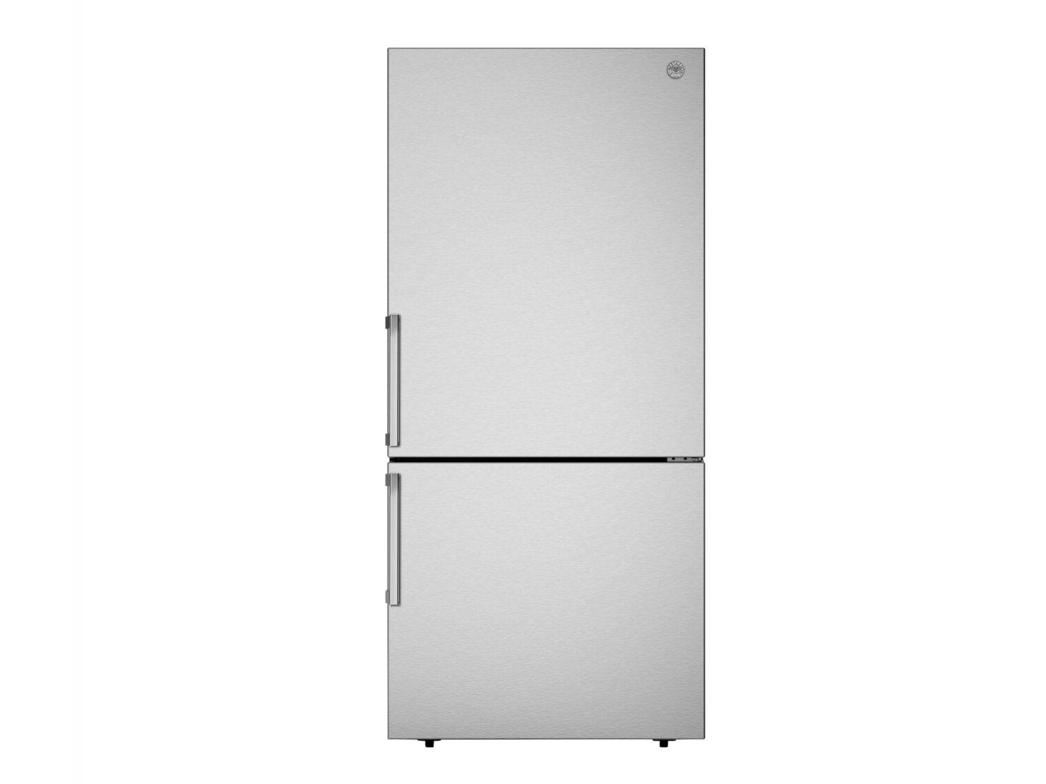 Bertazzoni REF31BMFXNV 31 Inch Freestanding Bottom Mount Refrigerator - Stainless Steel | Modern Kitchen Appliance for Home & Restaurant Use