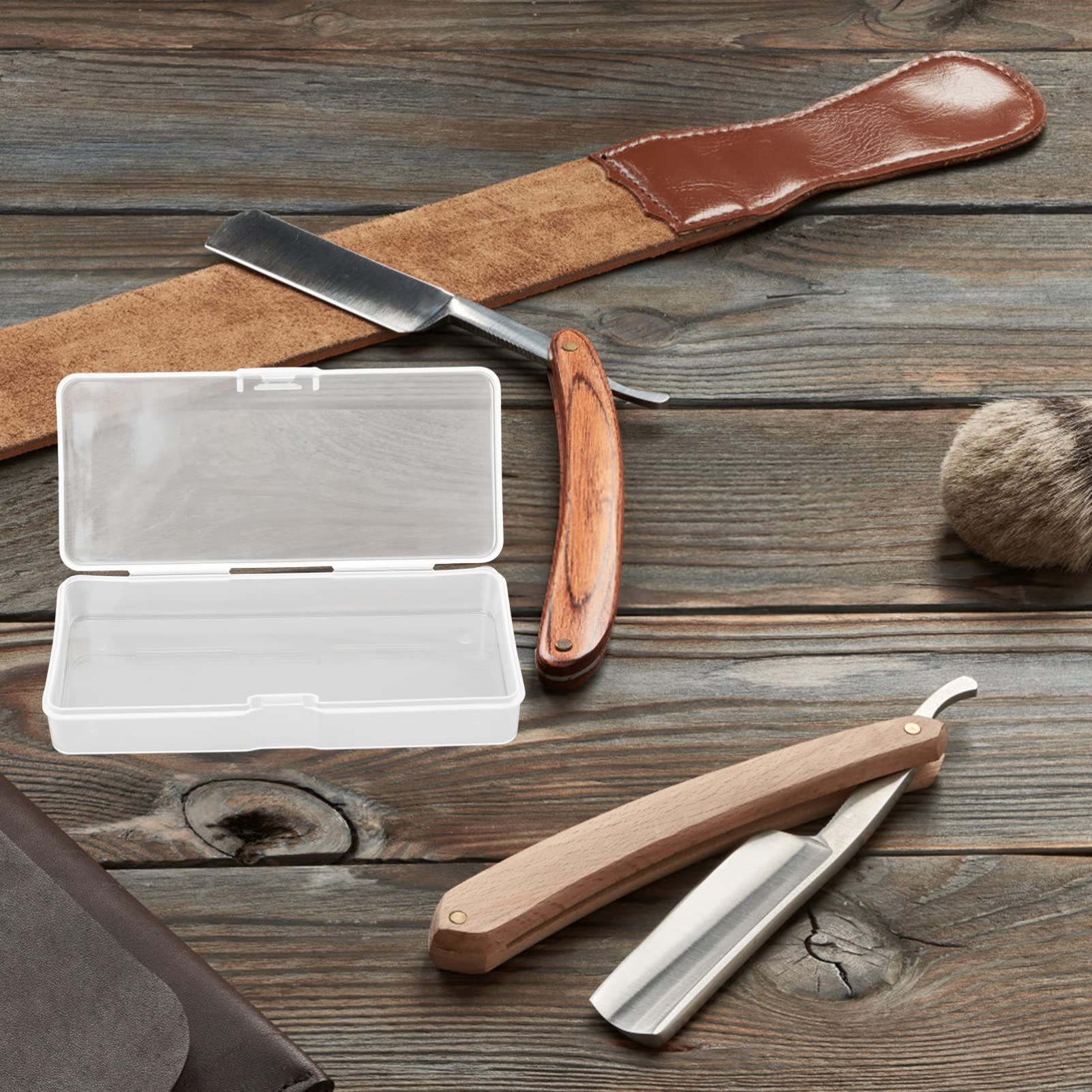 10PCS Razor Blade Storage Case - Safe & Durable Knife Disposal Container for Shaving Blades | Perfect for Barbershops, Salons & Home Grooming Kits